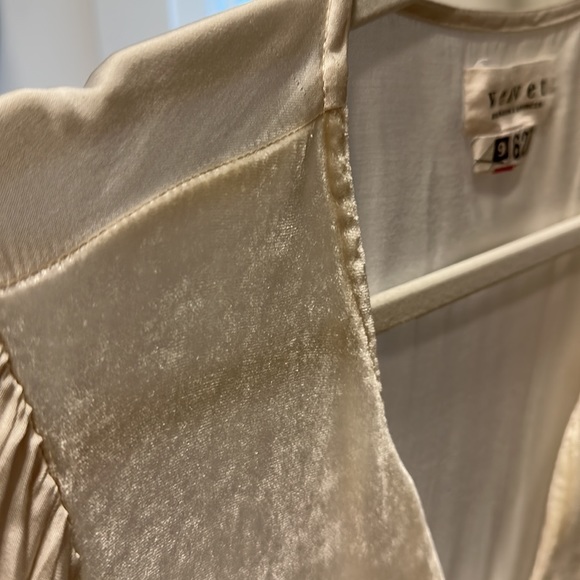 Boho dressy shirt Sz S - Picture 3 of 4